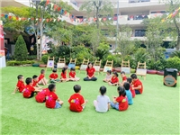 Giò học Tiếng Anh trong tiết trời mua thu tràn đầy năng lượng của các bé tại Asean School
